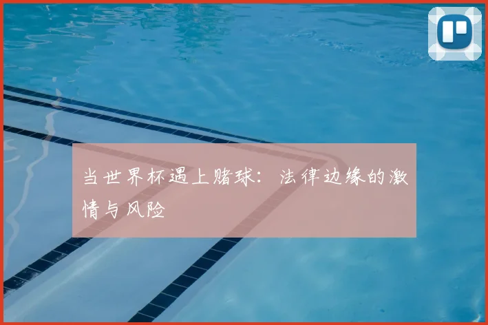 当世界杯遇上赌球：法律边缘的激情与风险