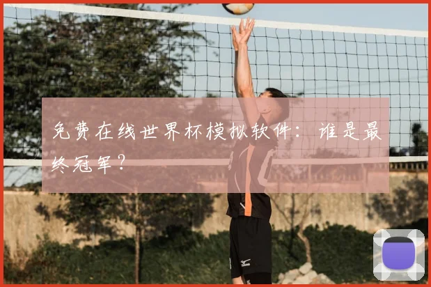 免费在线世界杯模拟软件：谁是最终冠军？